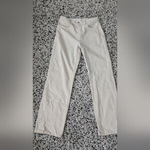 ZARA - High-waisted straight-leg trousers